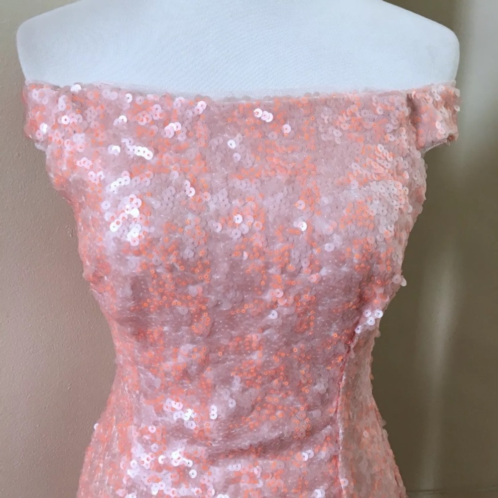 NEW Adrianna Papell Desert Flower Sequin Dress - Picture 4 of 8